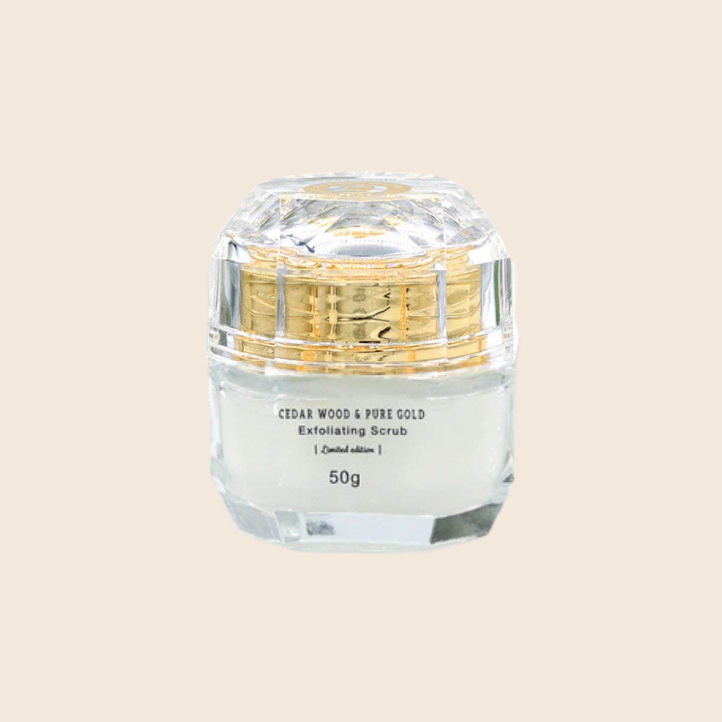 Cedar Wood & Pure Gold Face Scrub