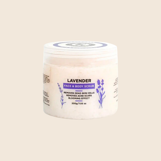 Lavender Face & Body Scrub