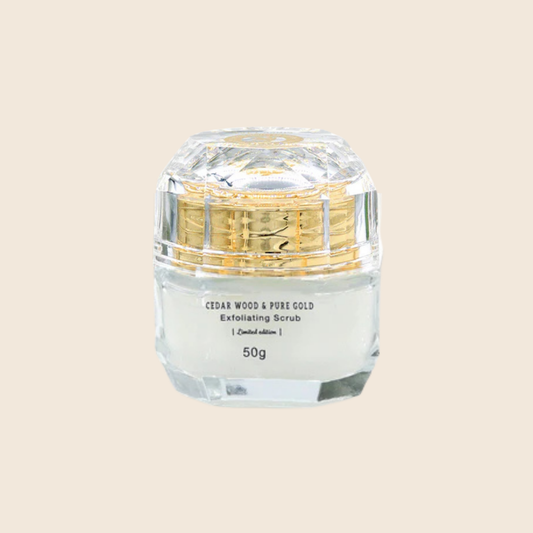 Cedar Wood & Pure Gold Face Scrub