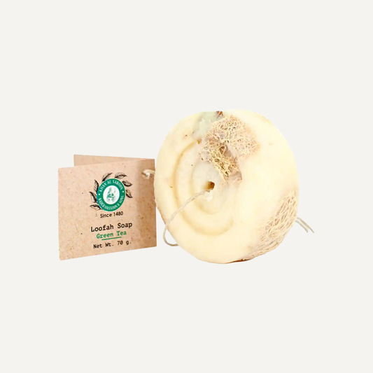 Green Tea Loofah Soap